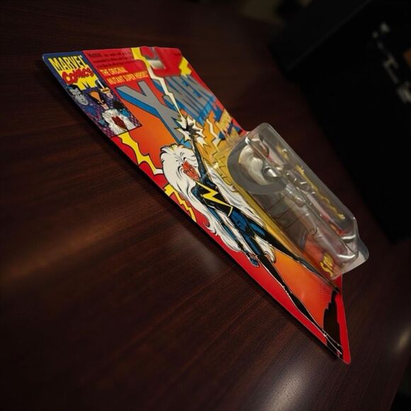 Vintage 1992 ToyBiz Uncanny X-Men Power Glow Storm Gray Action Figure Sealed C1 - Picture 5 of 5